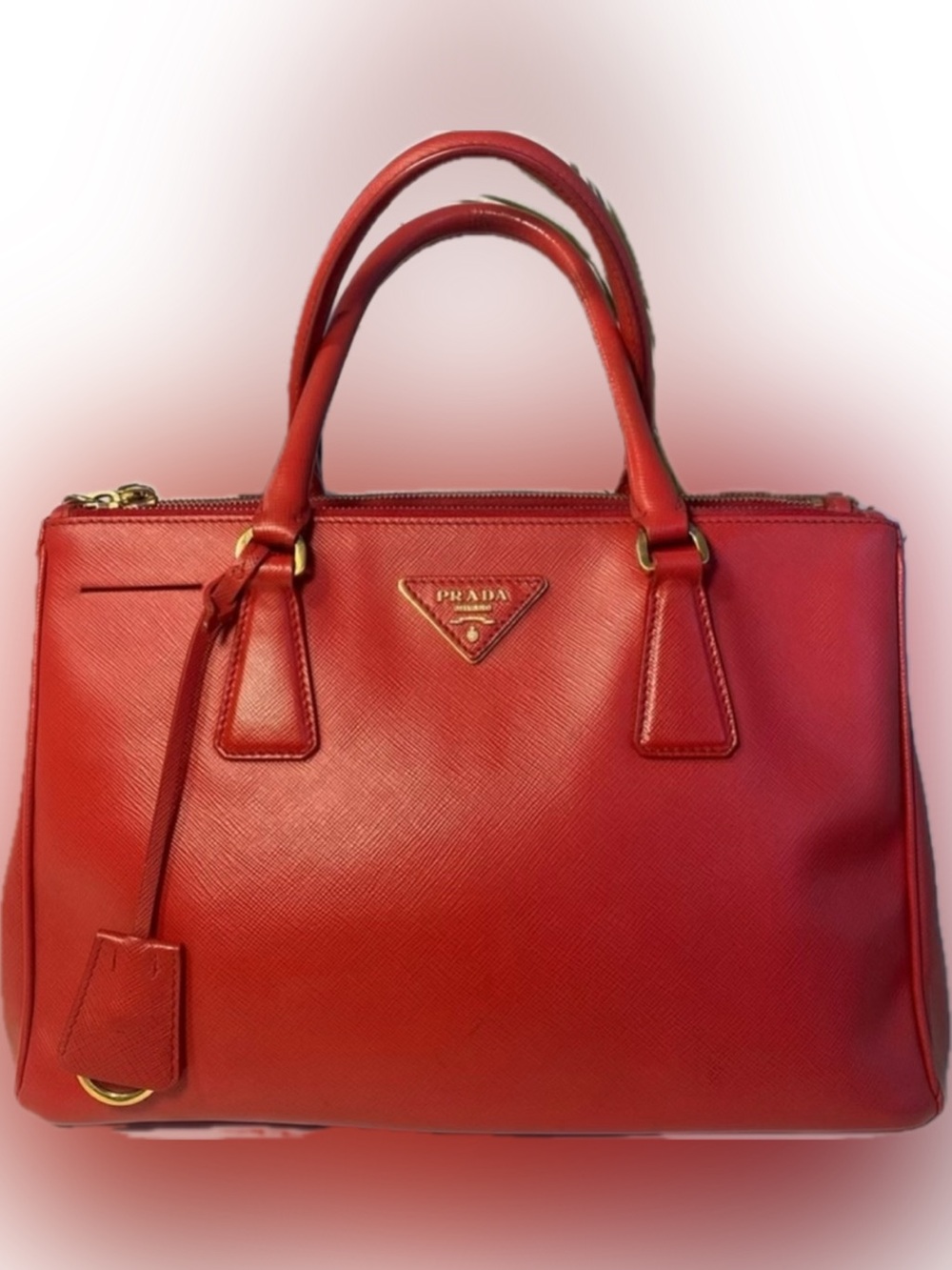 Prada Galleria Saffiano Leather Bag Small Tote & Crossbody Strap - Iconic Prada